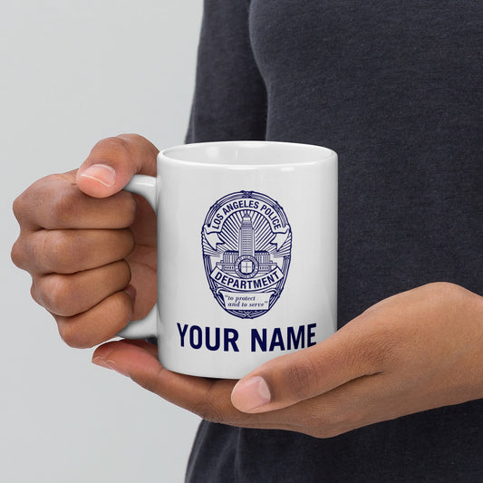 LAPD Badge Personalized Mug-2