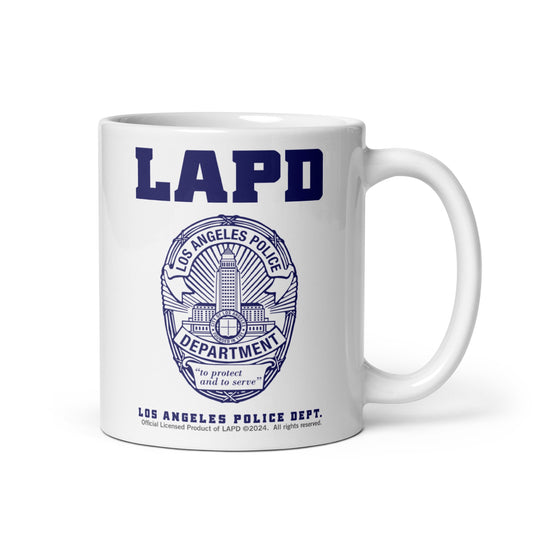 LAPD Badge Personalized Mug-0