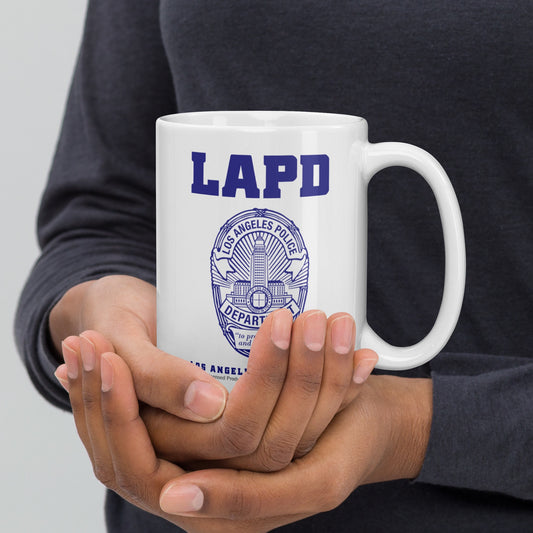 LAPD Badge Personalized Mug-5