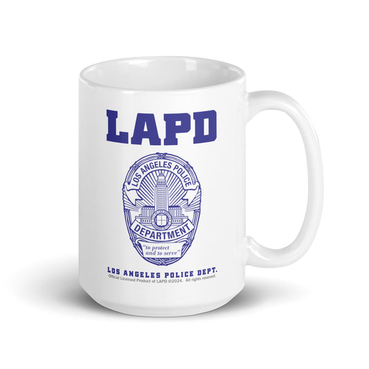 LAPD Badge Personalized Mug-3