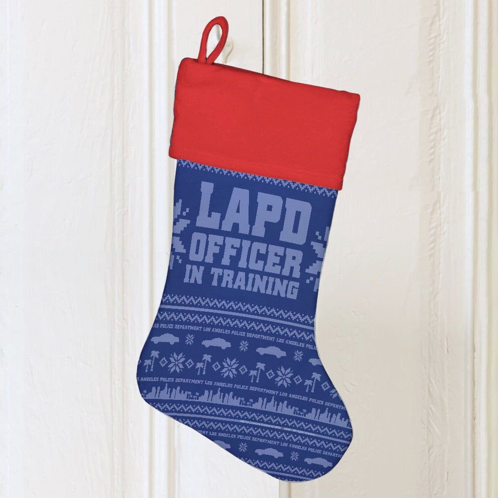 LAPD Officer in Training Holiday Stocking