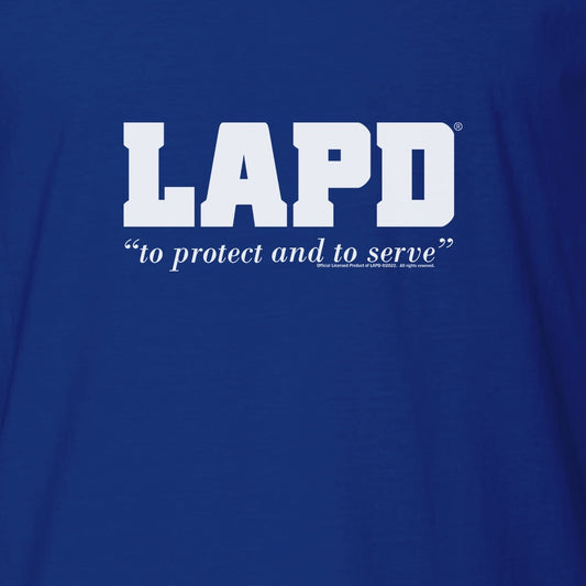 LAPD To Protect And Serve Logo T-Shirt-1
