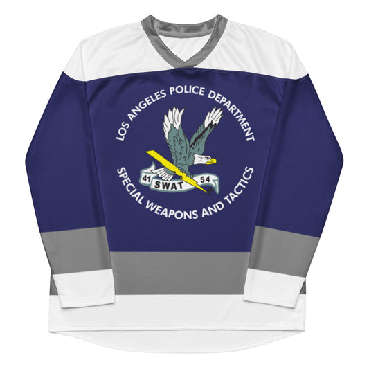 SWAT Logo Personalized Hockey Jersey-0