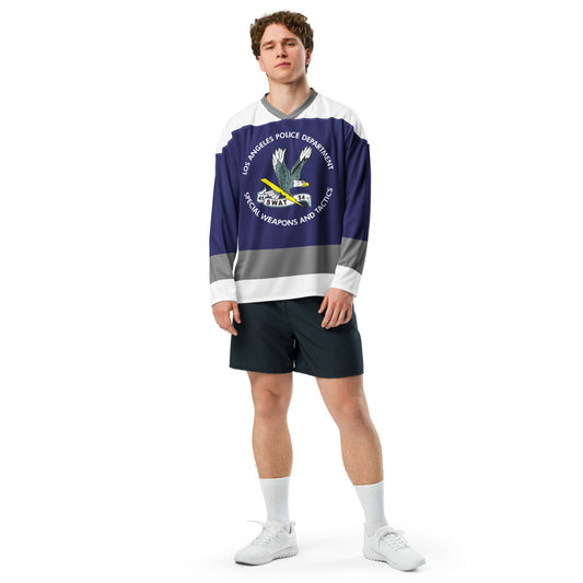 SWAT Logo Personalized Hockey Jersey-2