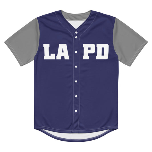 LAPD Logo Personalized Baseball Jersey-0