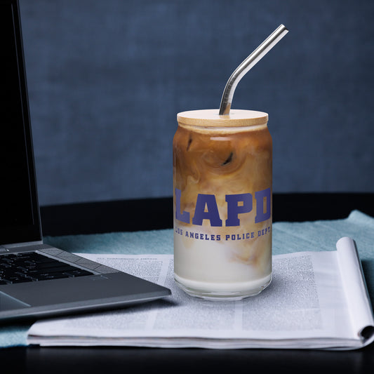 LAPD 16 oz. Can Shaped Glass-1