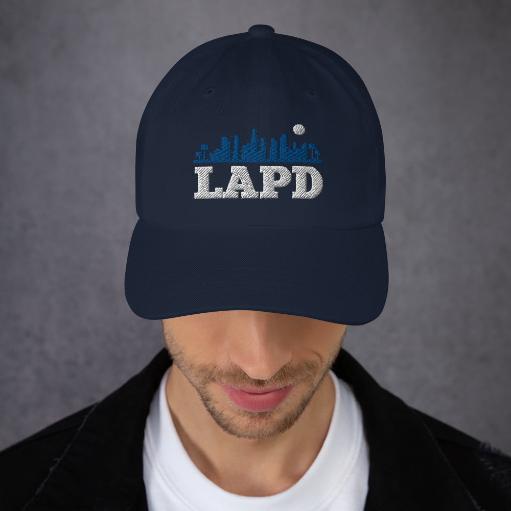 LAPD Skyline Embroidered Dad Hat