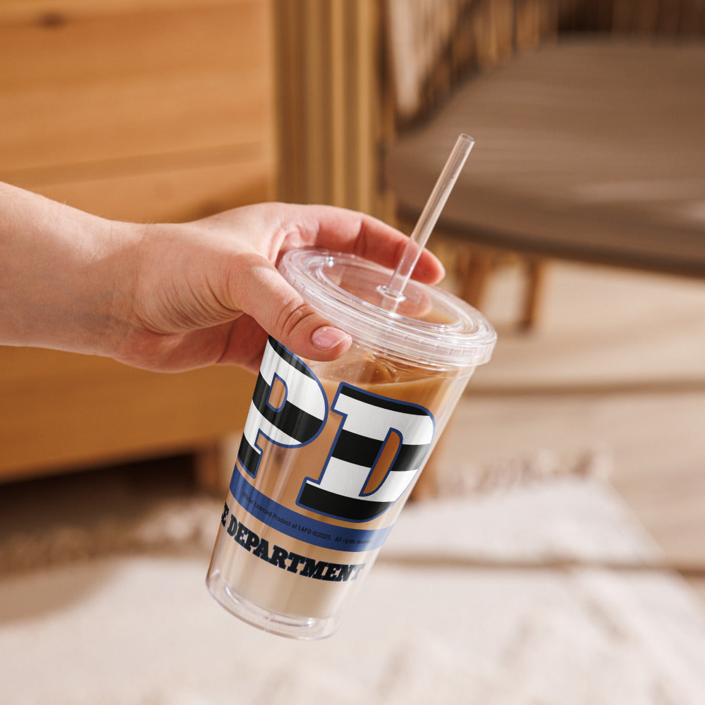 LAPD Blue Line Plastic Tumbler