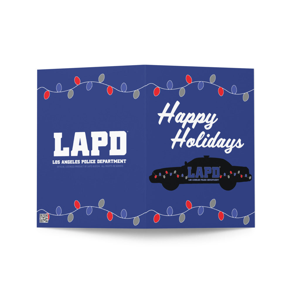 LAPD Happy Holidays Greeting Card