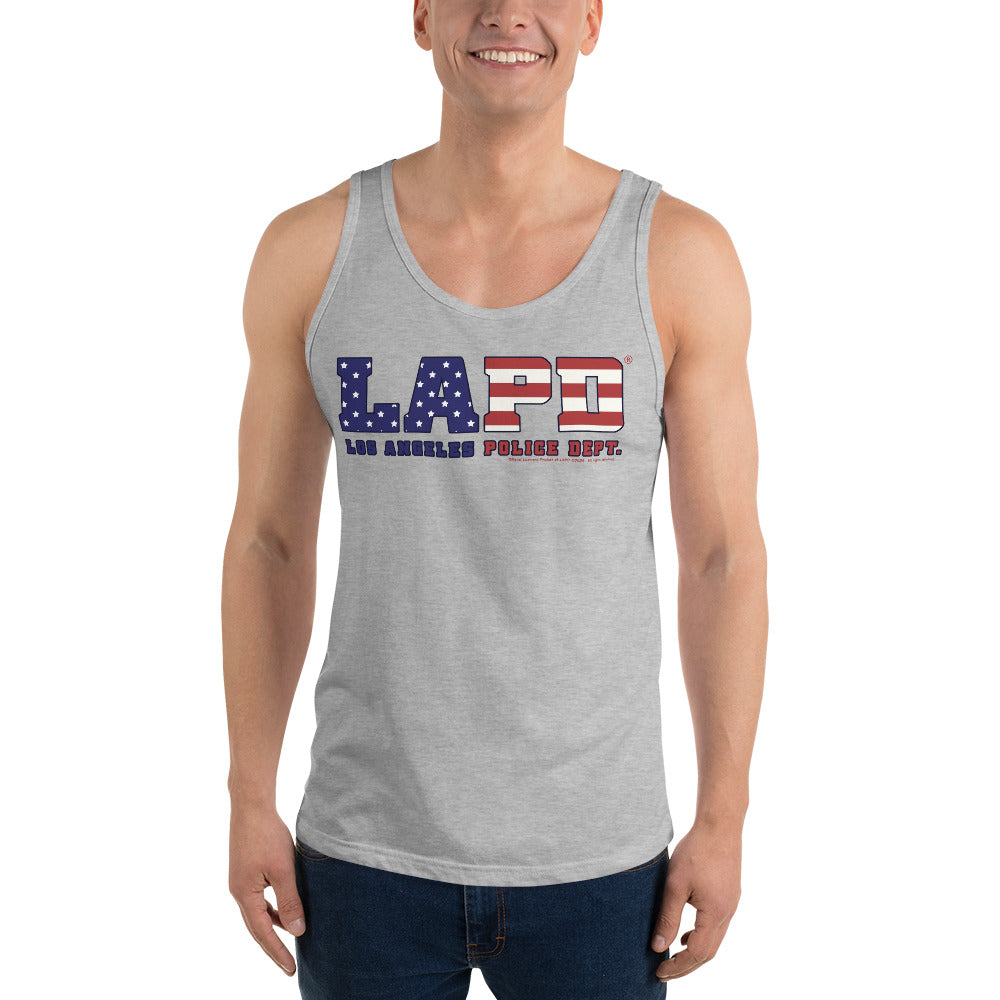 LAPD Stars & Stripes Men's Tank Top