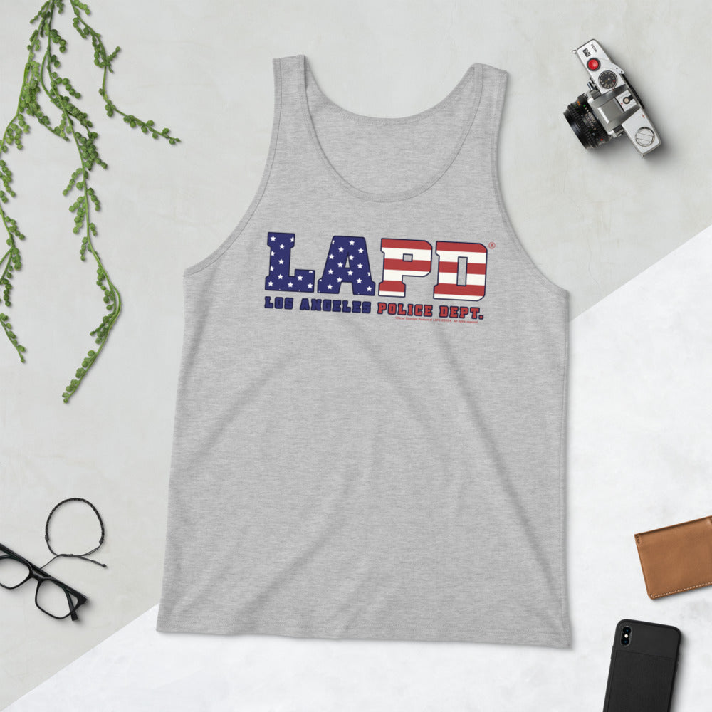 LAPD Stars & Stripes Men's Tank Top
