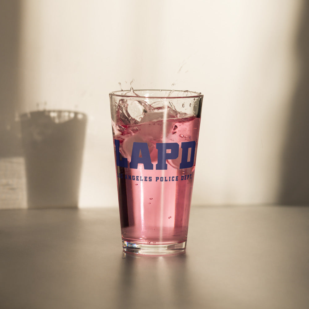 LAPD Pint Glass
