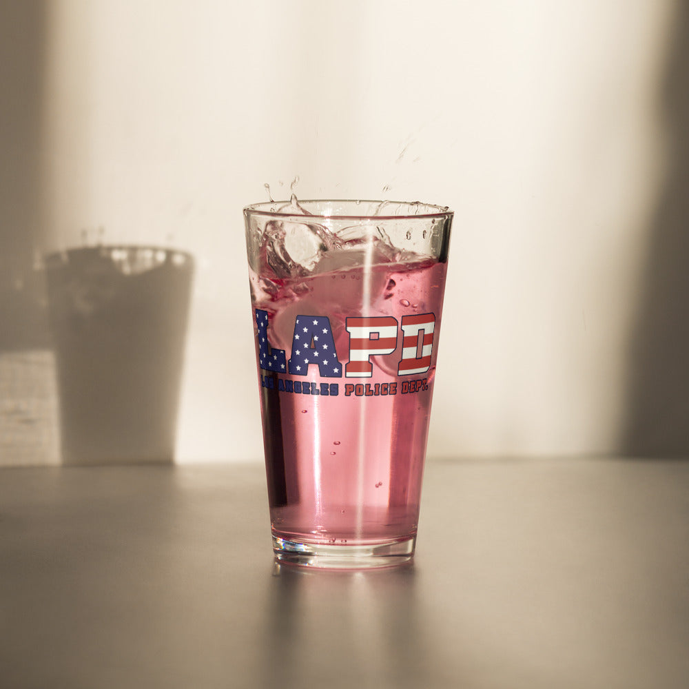 LAPD Stars & Stripes Pint Glass