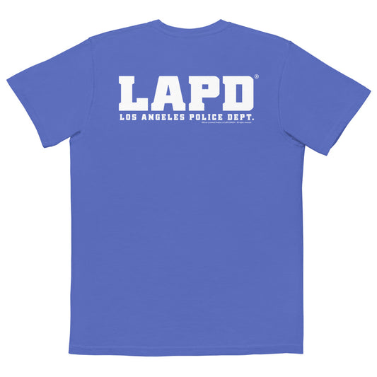 LAPD Badge Comfort Colors Pocket T-Shirt-4