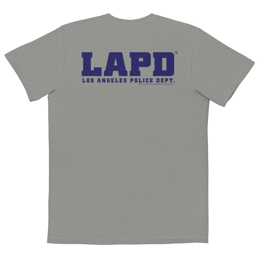 LAPD Badge Comfort Colors Pocket T-Shirt