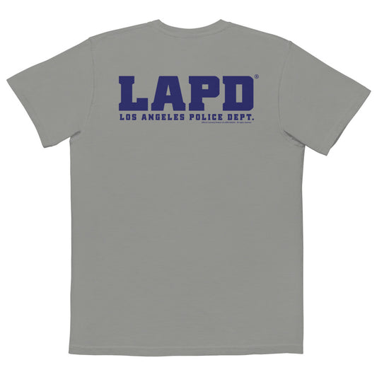 LAPD Badge Comfort Colors Pocket T-Shirt-7
