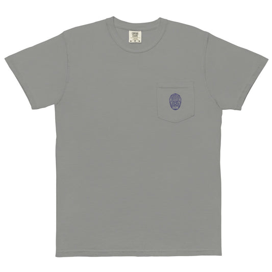 LAPD Badge Comfort Colors Pocket T-Shirt-6