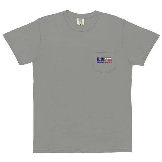 LAPD Stars & Stripes Comfort Colors Pocket T-Shirt-3