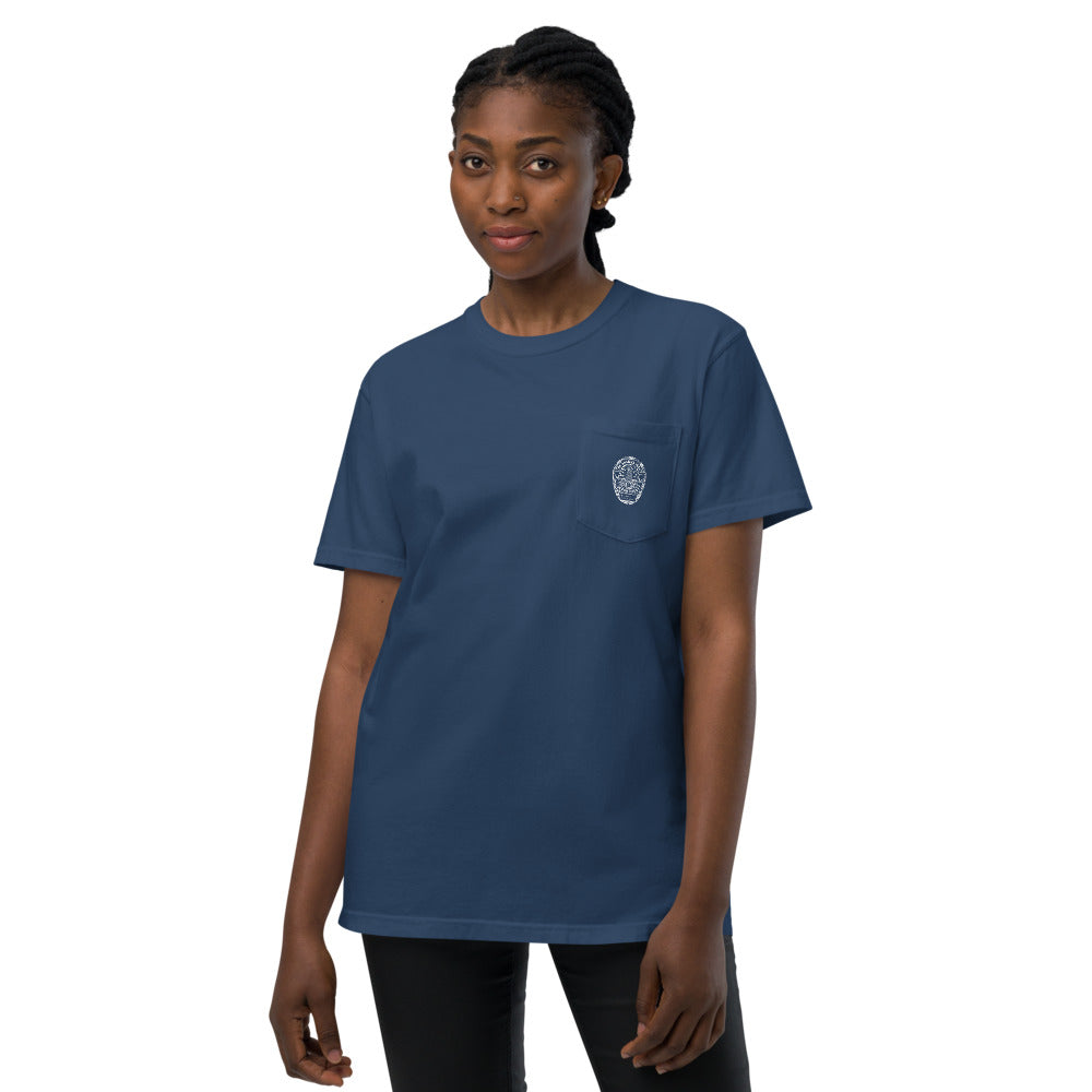 LAPD Badge Comfort Colors Pocket T-Shirt