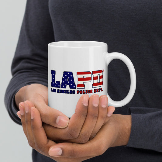 LAPD Stars & Stripes Mug-3