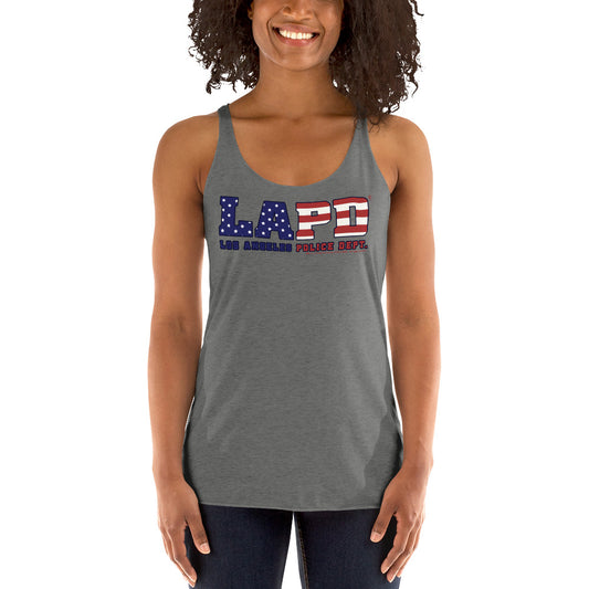 LAPD Stars & Stripes Women's Tank Top-1