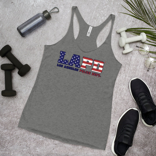 LAPD Stars & Stripes Women's Tank Top-2