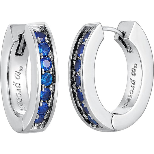 LAPD Connection Huggie Earrings-0