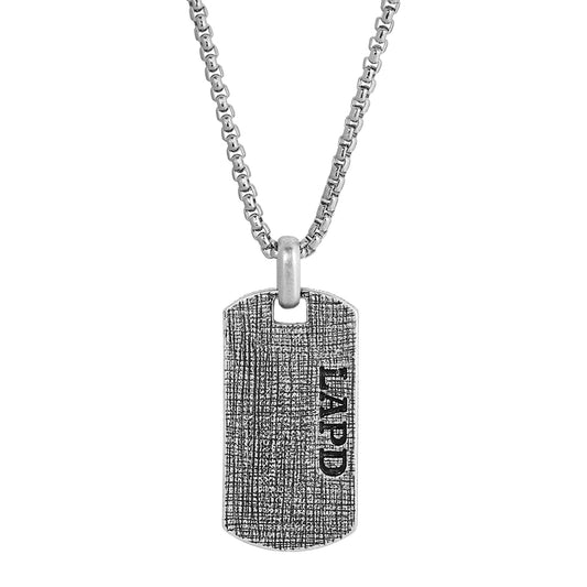 LAPD Signature Dog Tag Pendant - Large-0