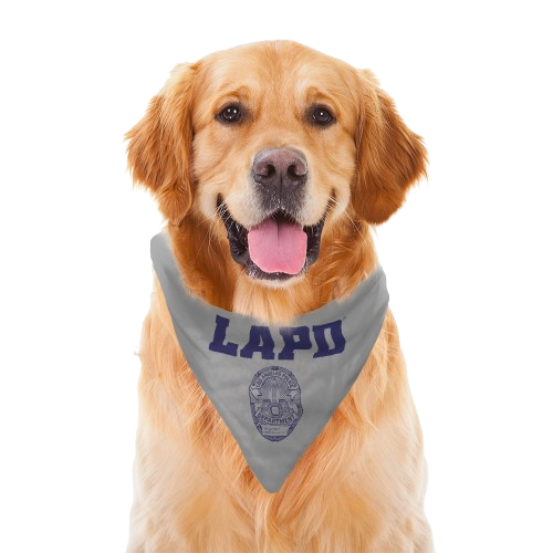 LAPD Badge Pet Bandana-0