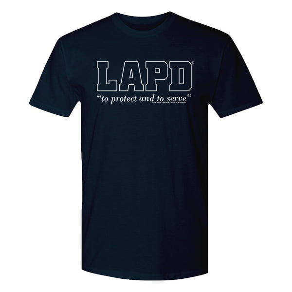 LAPD To Protect and Serve T-Shirt | Iconic Police Graphic Tee