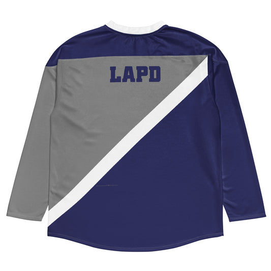 LAPD Logo Personalized Hockey Jersey-1