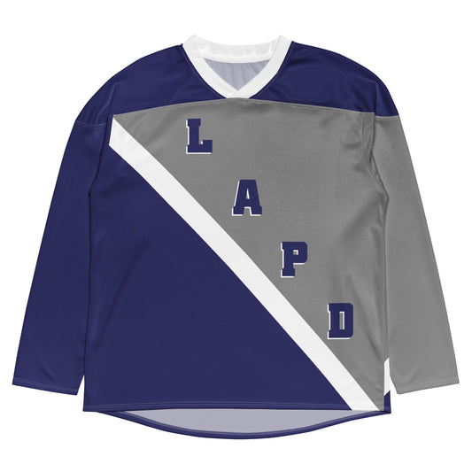 LAPD Logo Personalized Hockey Jersey-0