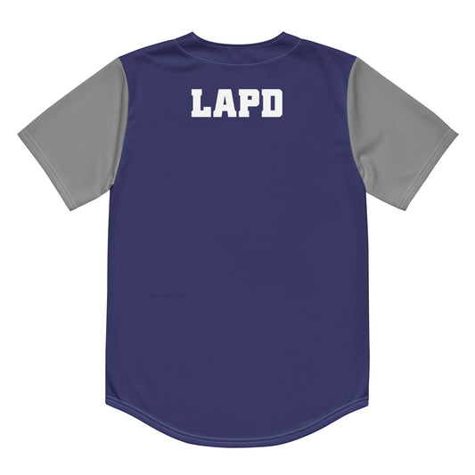 LAPD Logo Personalized Baseball Jersey-1