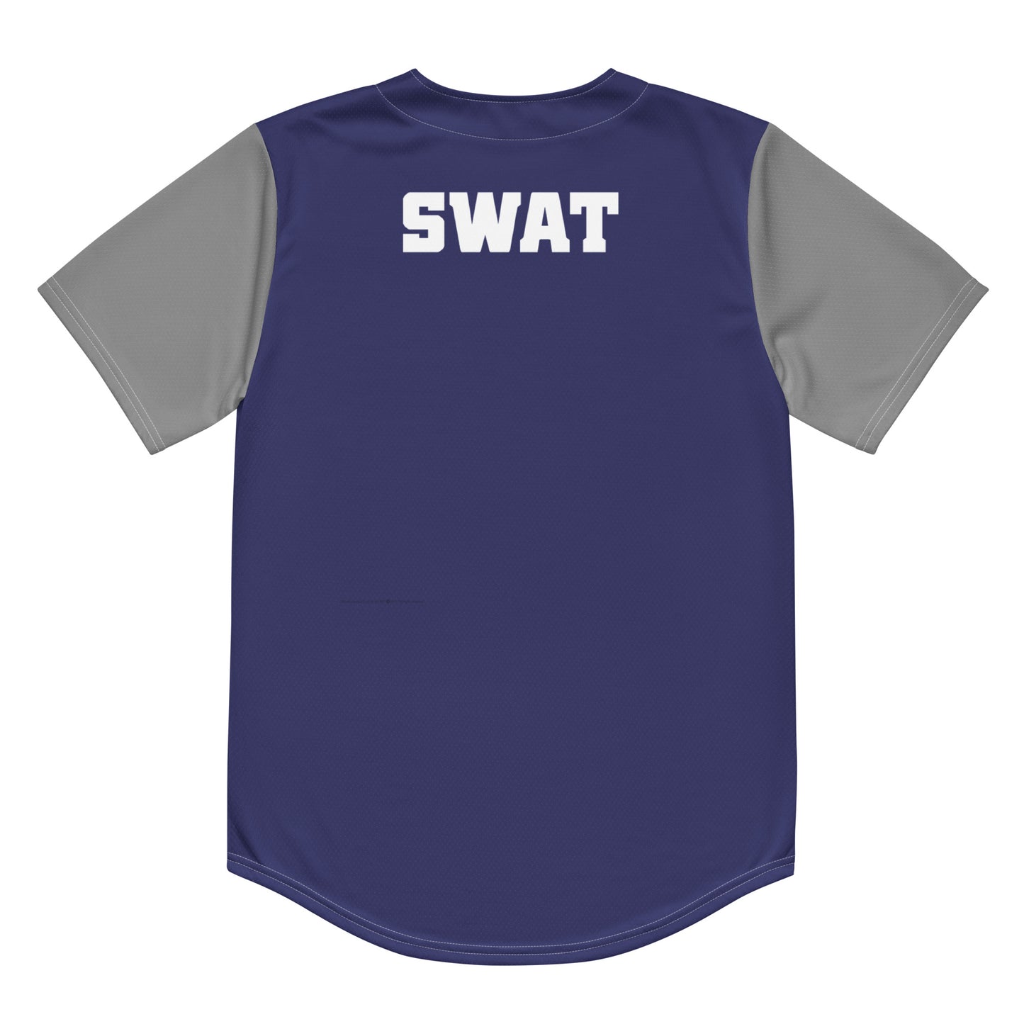 SWAT Logo Personalized Baseball Jersey