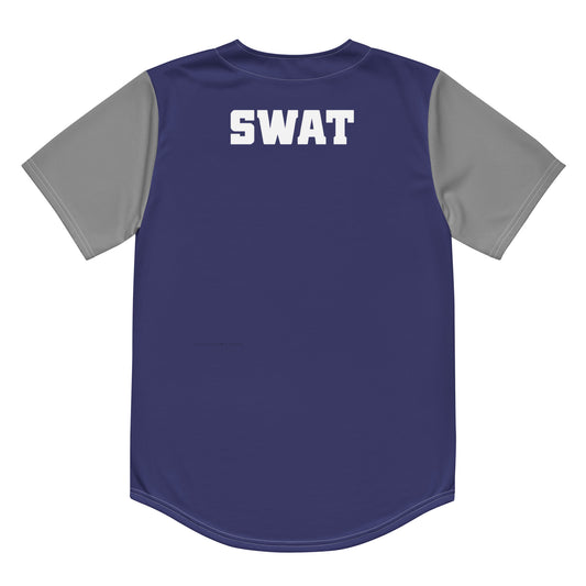 SWAT Logo Personalized Baseball Jersey-3