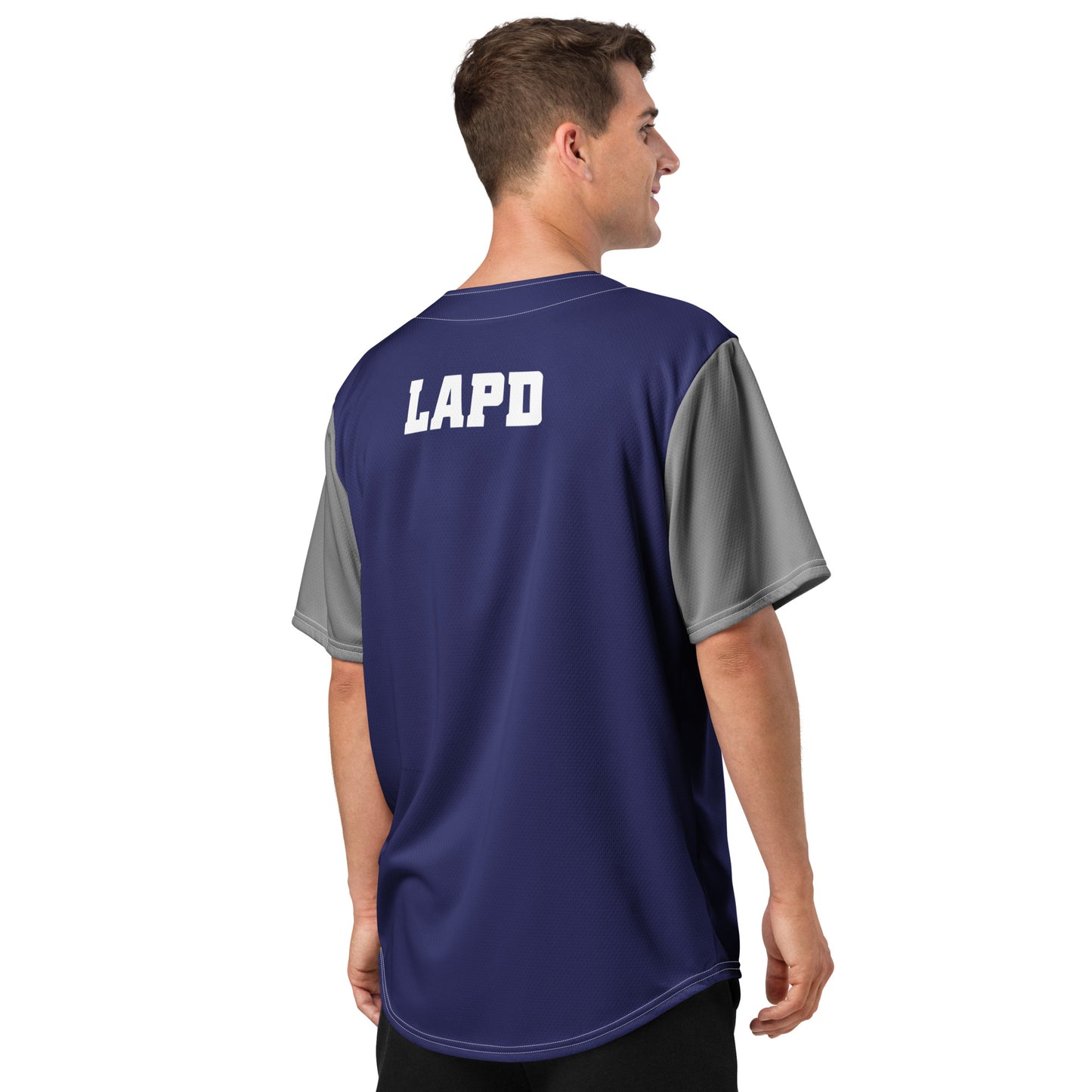 LAPD Logo Personalized Baseball Jersey