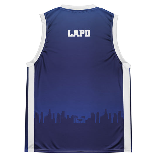 LAPD Logo Personalized Basketball Jersey-1