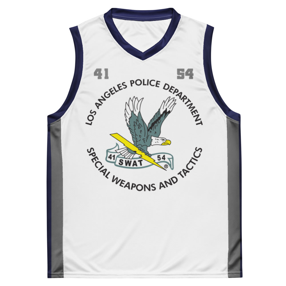 Number Swat SWAT Logo Personalized Basketball Jersey | Custom Your Number