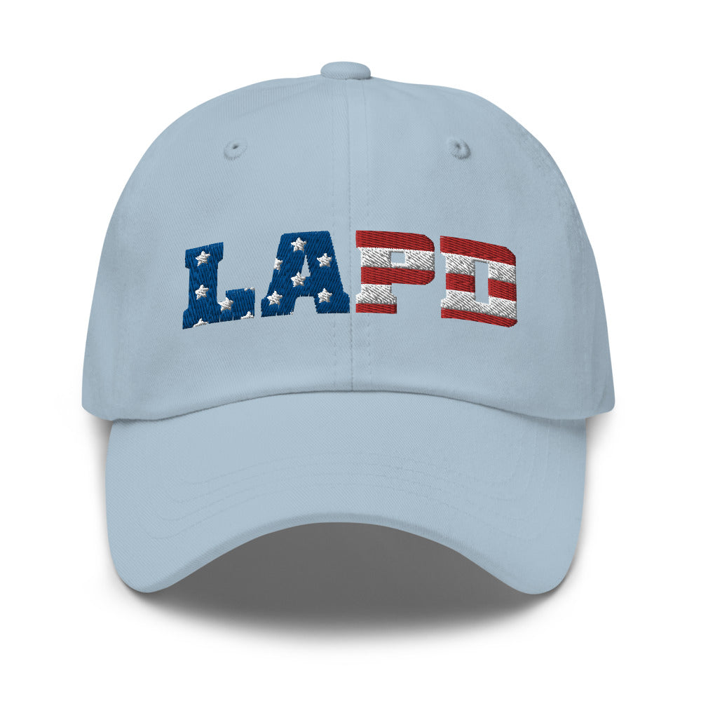 LAPD Stars & Stripes Embroidered Dad Hat