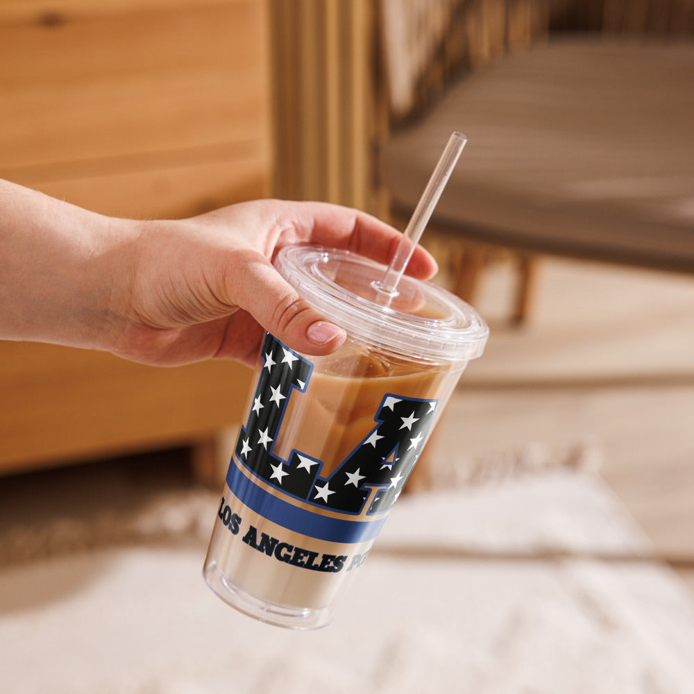 LAPD Blue Line Plastic Tumbler