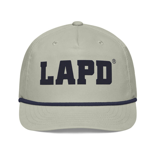 LAPD Embroidered Rope Cap Lt Gray/navy-0