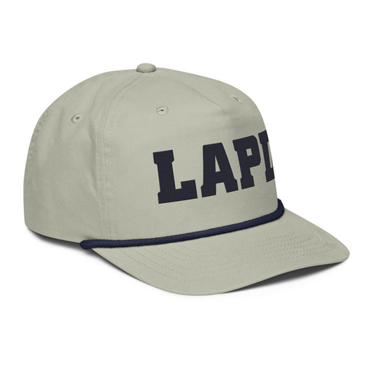 LAPD Embroidered Rope Cap Lt Gray/navy-1