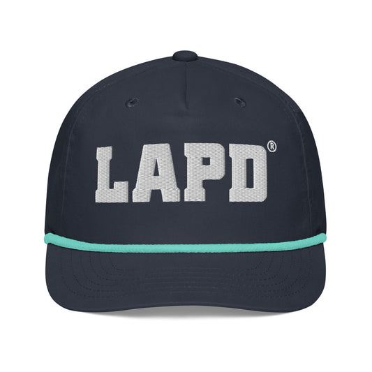 LAPD Embroidered Rope Cap Lt Gray/navy-3