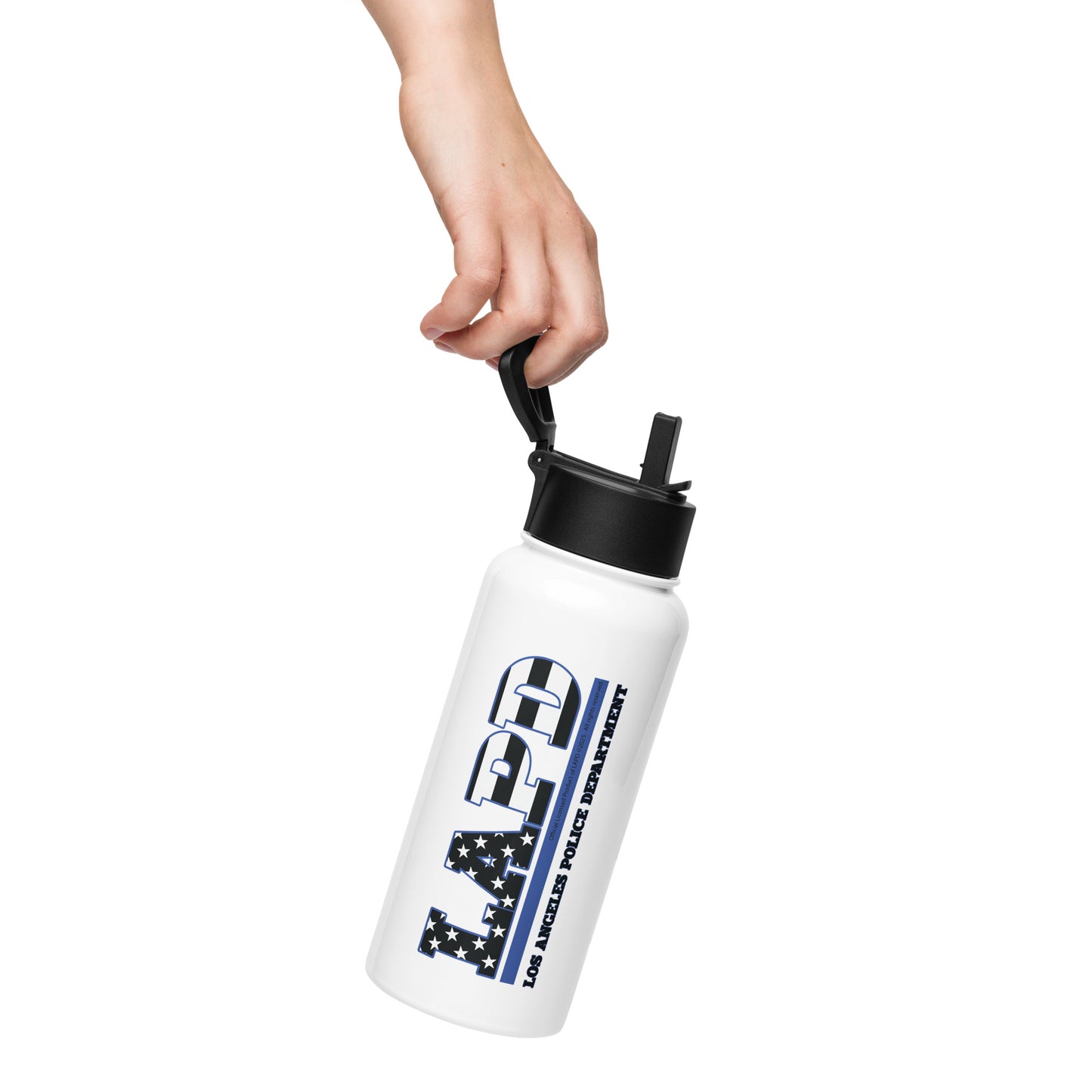LAPD Blue Line Stainless Steel Water Bottle