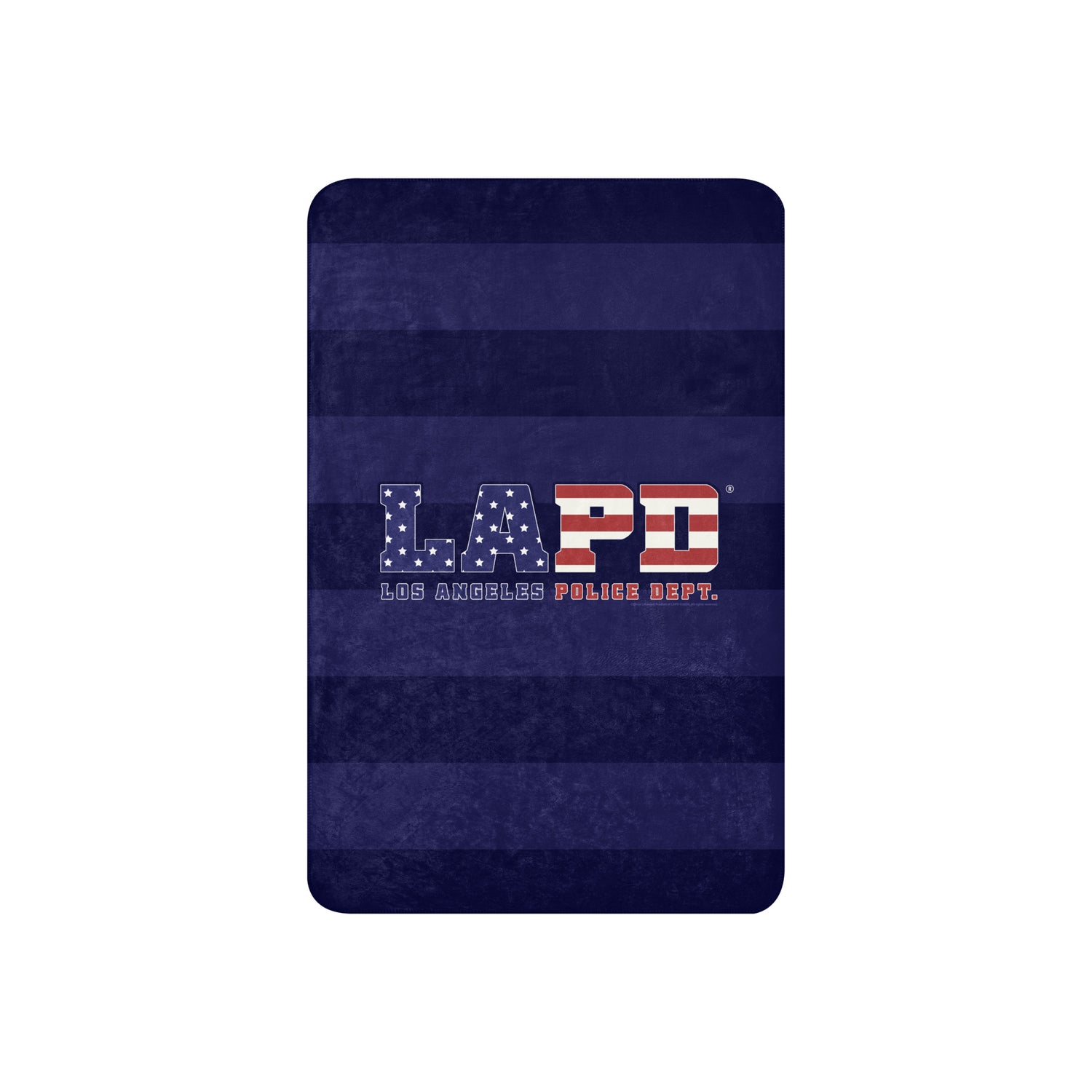 LAPD Flag Logo Blanket lifestyle view