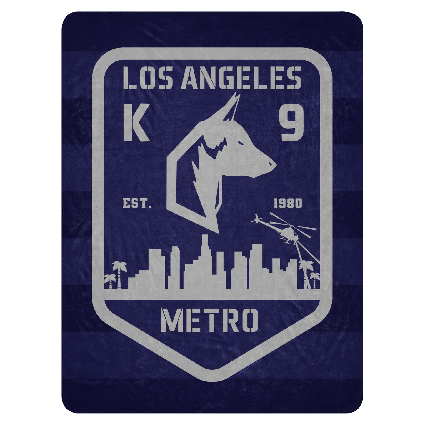 LAPD K9 Blanket folded neatly