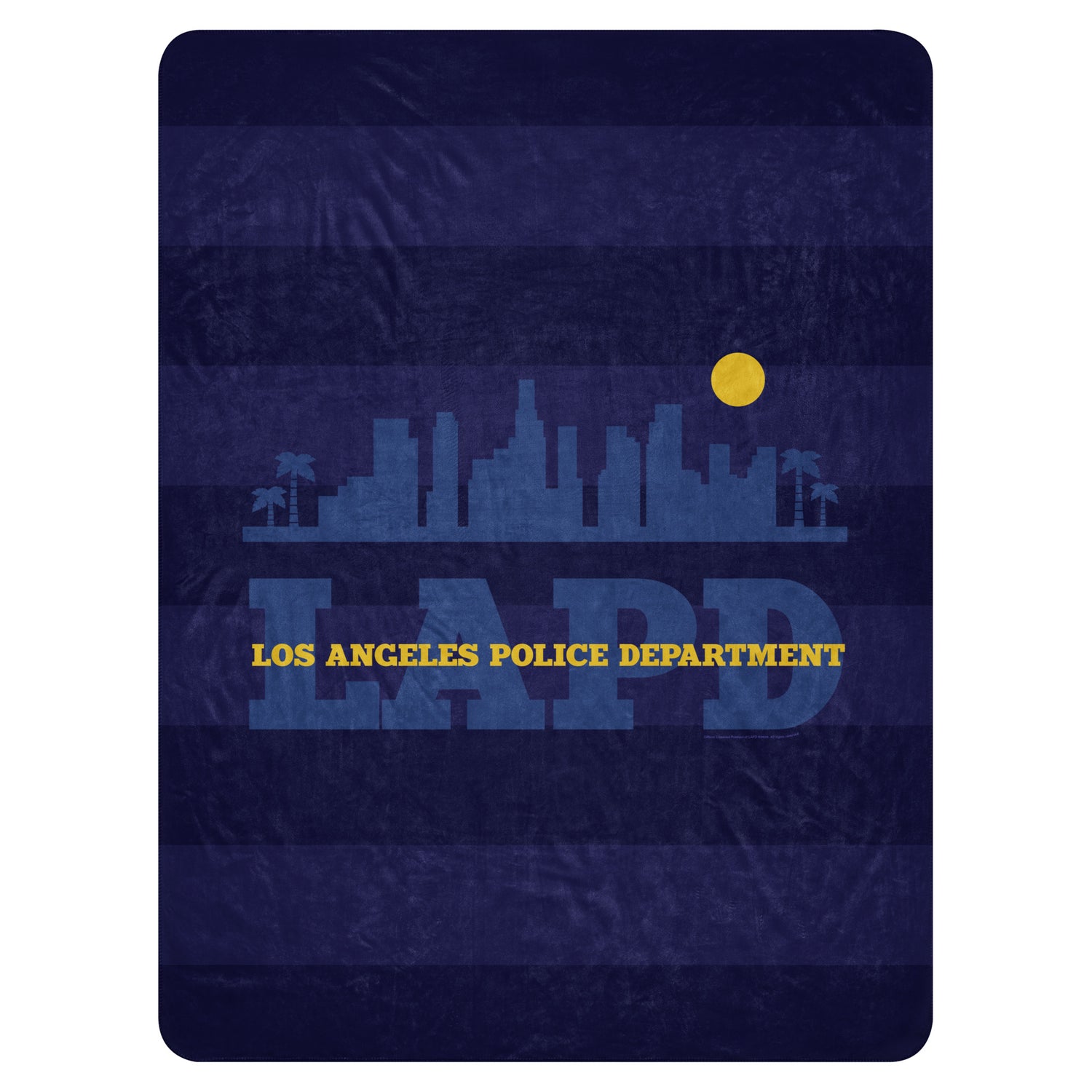 LAPD Skyline Blanket folded neatly