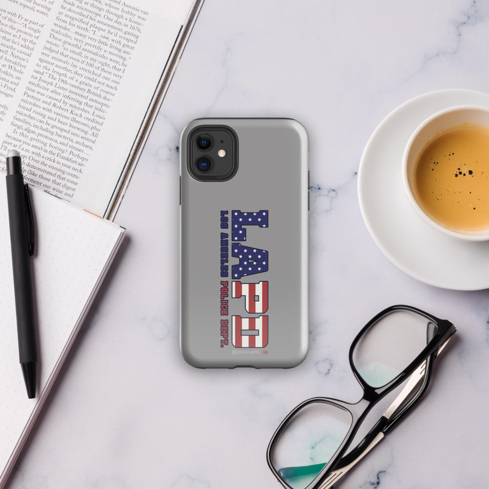 LAPD Stars & Stripes iPhone Tough Case