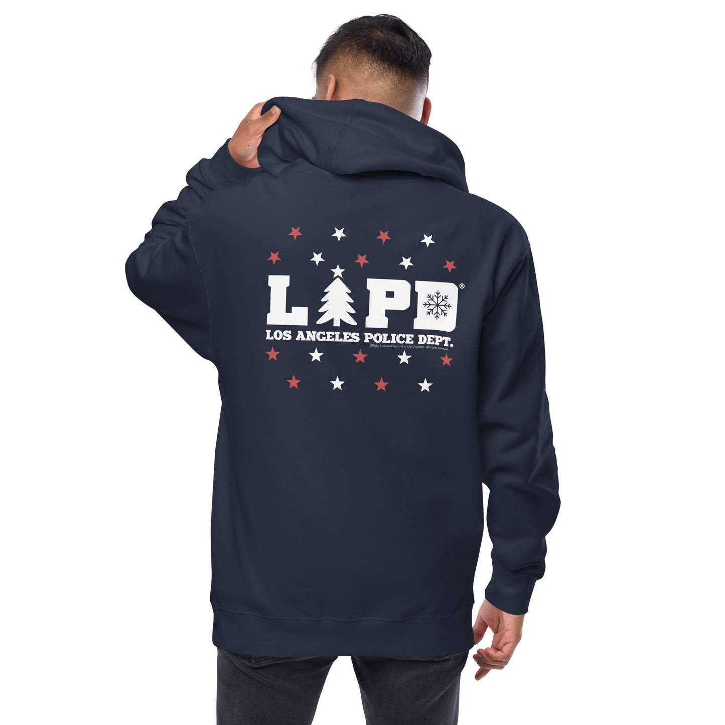 LAPD Christmas Zip-Up Hoodie