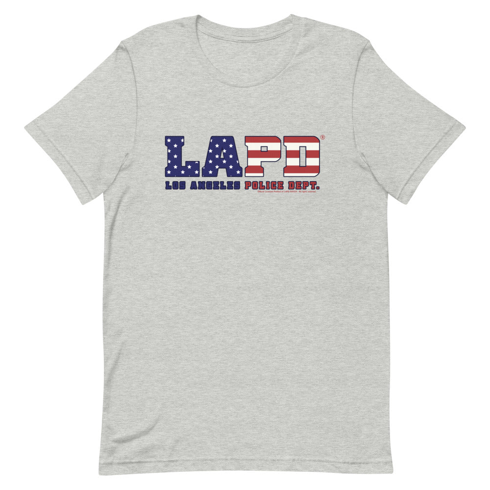 LAPD Stars & Stripes T-shirt | Official Logo & Police Support